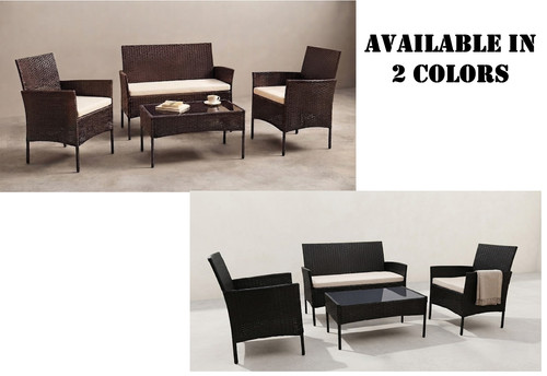 Garden furniture set rattan - set,