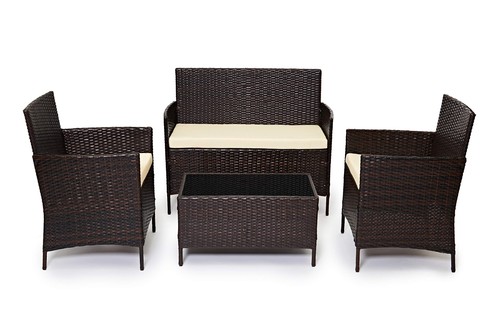 Evre brown rattan garden - brown,