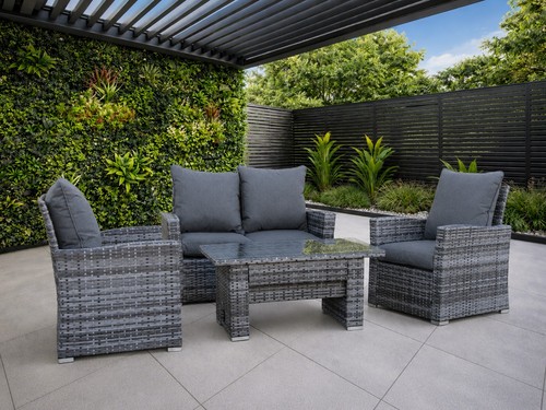 Rattan garden furniture - garden, 4