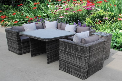 New rattan dining garden - rattan,