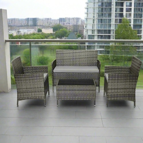 Rattan garden furniture set - rattan,