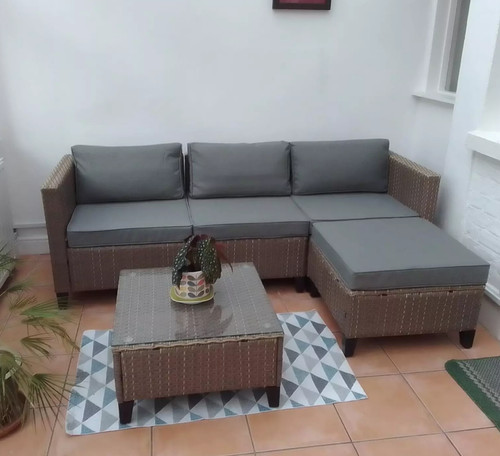 Corner rattan furniture garden - rattan,