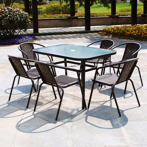 Rattan garden furniture - furniture, dining