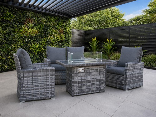 Rattan garden furniture set - rattan,