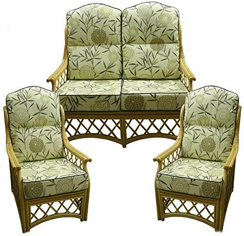 Filled chair cushion - filled, cane