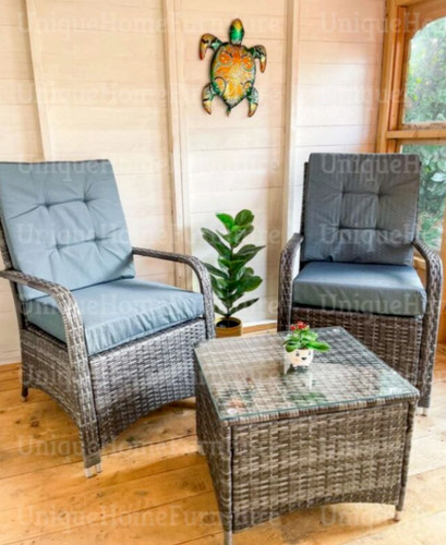 Rattan bistro set garden - set,